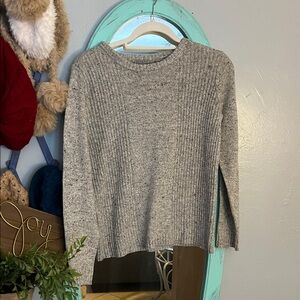 Joseph A Gray Ribbed Sweater